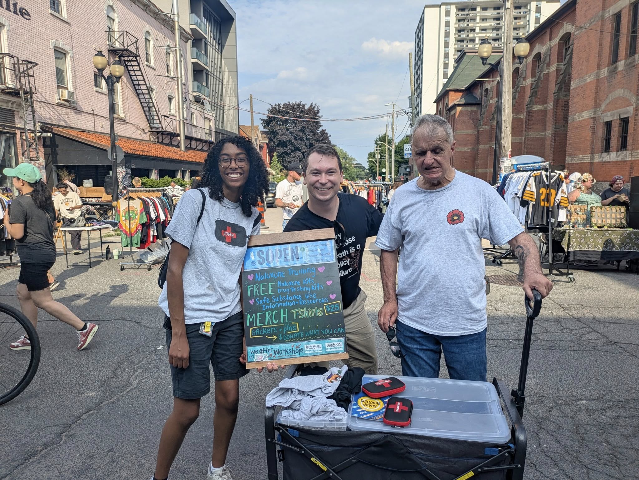 Alex with community